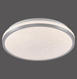 JUST LIGHT KYLE LED Deckenleuchte Warmweiss Dimmbar 10W silber 14293-21