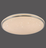 JUST LIGHT KYLE LED Deckenleuchte Warmweiss Dimmbar 34W stahl 14295-55
