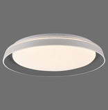 JUST LIGHT SATI LED Deckenleuchte Warmweiss Dimmbar 19,5W grau 14368-15
