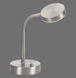 JUST LIGHT HENSKEN LED Tischleuchte Warmweiss 5W stahl 14419-55