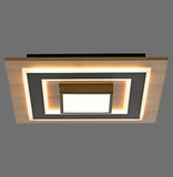 JUST LIGHT TOLA LED Deckenleuchte Warmweiss 26W 2-fach schwarz 14563-18