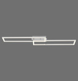 JUST LIGHT IVEN LED Deckenleuchte Warmweiss Dimmbar 36W stahl 14691-55