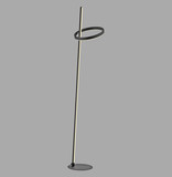 JUST LIGHT RITUS LED Stehleuchte Warmweiss Dimmbar 19,5W 2-fach schwarz 15397-18