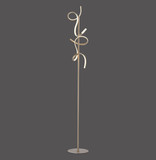 JUST LIGHT CURLS LED Stehleuchte Warmweiss Dimmbar 22W 2-fach messingmatt 19031-60