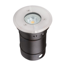 Kanlux Berg DL-100 Bodeneinbauleuchte rund 11cm Edelstahl 7172