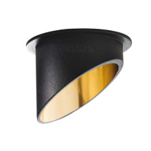 Kanlux SPAG 27324 Einbaurahmen Dekoring GU5,3/GU10 schwarz, gold