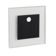 Kanlux LED Wandeinbauleuchte APUS Schwarz Bewegungssensor 29856
