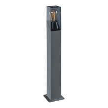 Kanlux Außenleuchte, Outdoorlampe LAVEN E27 Graphit IP44 36545
