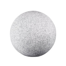 Gartenkugel Kugelleuchte Ø390 mm Ball 230V E27 IP65 Garten Lampe Naturstein Optik Kanlux Stono