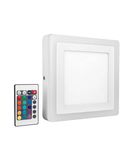 LEDVANCE Anbauleuchte LED COLOR +WHITE SQ 200 mm 19W