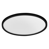 LEDVANCE SMART+ Oribis Disc LED flache Badezimmer-Leuchte 50cm 32W Tunable White dimmbar IP44 schwarz
