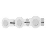 LEDVANCE SMART+ Orbis Wave LED Wandleuchte 3er 52cm 21W Tunable White dimmbar IP44 silber