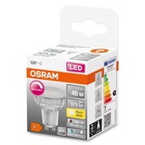 OSRAM LED Spot Strahler Superstar Plus GU10 6,7W 575lm warmweiss 2700K 120° dimmbar 90Ra wie 46W