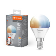 LEDVANCE LED Lampe SMART+ WiFi Mini Bulb Tunable White 230V TW FR E14 Dimmbar Tunable White, Kalt-zu-Warm-Farbwechsel 4058075778634