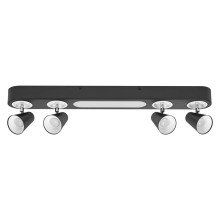 LEDVANCE LED Deckenleuchte DECOR SPOT NEPTUNE BLACK 4 Spot Warmweiss 4058075833777
