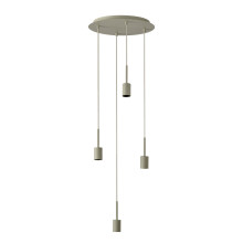 OSRAM Pendelleuchte Decor Needle Pendant Plate 4xE27 Beige 4058075848504