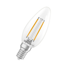 OSRAM LED Leuchtmittel LED Retrofit CLASSIC B DIM 1.8W 827 Clear E14 Dimmbar Warm weiß 4099854445040