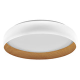 OSRAM LED Deckenleuchte Orbis Livia 520MM 36W 830 Click DIM White and Wood Decor Dimmbar Warm weiß 4099854448324