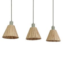 OSRAM Pendelleuchte Decor Raffia Pendant Linear 3XE27 Green 4099854461187