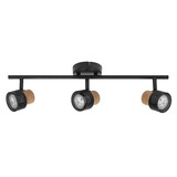 OSRAM LED Deckenleuchte DECOR SPOT CORK BLACK 3x3.4W 927 DIM Dimmbar Warm weiß 4099854470677