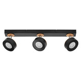 OSRAM LED Deckenleuchte DECOR SPOT PLUTO BLACK 3 Spot Warm weiß 4099854471018