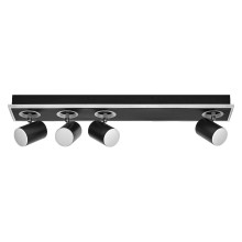 OSRAM LED Deckenleuchte DECOR SPOT MARS BLACK 4 Spot Warm weiß 4099854471773