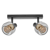 OSRAM LED Deckenleuchte DECOR SPOT FIREFLY 2X2.8W 827 E14 Black Dimmbar Warm weiß 4099854472091
