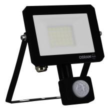 OSRAM LED Aussenleuchte FLOODLIGHT LUX SENSOR 20W 840 BLACK Neutralweiss 4099854489587