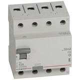 Legrand FI-Schutzschalter 63A, 30mA, Fehlerstromschutzschalter, RCD, 4-polig - 63A / 30mA, 402076