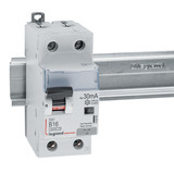 Legrand DX3 FI/LS-Schalter B-Charakteristik, 16A, 1P+N, 6kA, 30mA, Typ A, 230VAC, 2 Teilungseinheiten, 410965