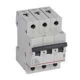 Legrand RX3 Leitungsschutzschalter, Schutzschalter, B-Charakteristik, 25A, 3-polig, 6000A, 400VAC, 3TE, 4 Stück, 419171
