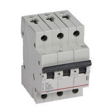 Legrand RX3 Leitungsschutzschalter, Schutzschalter, C-Charakteristik, 32A, 3-polig, 6000A, 400VAC, 3TE, 4 Stück, 419238