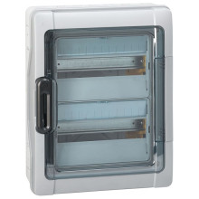 Legrand Plexo Feuchtraumverteiler, Sicherungskasten, Aufputz, IP65 - IK09, 2-reihig, 24 Module, Innen- und Außenbereich, 432 x 340 x 161mm, 601982