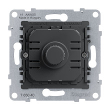 Legrand SEANO Universal-Drehdimmer-Einsatz, 300 W ohne Neutralleiter, Phasenan-/-abschnitt, 5-300W, mit Schraubklemmen, 2-Leiteranschluss, 765040