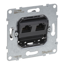 Legrand SEANO Datendose 2xRJ45, Einsatz, Kat. 6, UTP, ungeschirmt, 765060