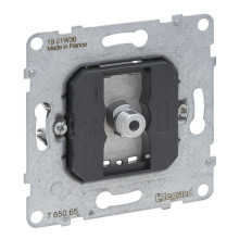Legrand SEANO Anschlussdose F-Type, Einsatz, Anschlussdämpfung: 1,5dB, SAT: 0-2400 MHz, IK04, 72,5 mmx72,7 mmx27,7mm, 765065