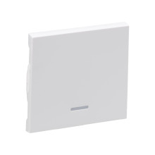 Legrand SEANO Wippe für beleuchtete Wechselschalter, Taster und Kreuzschalter, Schalterabdeckung, Wippenplatte, Ultraweiß, 765107