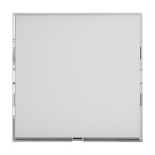 Legrand SEANO Wippe mit beleuchtbarem Beschriftungsfeld inkl. Einlagen (Neutral, Licht, Glocke), Schalterabdeckung, Wippenplatte, Ultraweiß, 765111