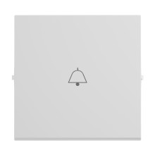 Legrand SEANO Wippe mit Klingelsymbol für Wechselschalter, Taster und Kreuzschalter, Schalterabdeckung, Wippenplatte, Ultraweiß, 765112