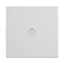 Legrand SEANO Wippe mit Lichtsymbol für Wechselschalter, Taster und Kreuzschalter, Schalterabdeckung, Wippenplatte, Anthrazit, 765113