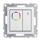Legrand SEANO RGB-Dali-Dimmer 1 Bereich, manuelles Wechseln der Farben für DALI Vorschaltgeräte und Treiber Ultraweiß, 765145