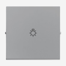 Legrand SEANO Wippe mit Lichtsymbol für Wechselschalter, Taster und Kreuzschalter, Schalterabdeckung, Wippenplatte, Ultraweiß, 765213
