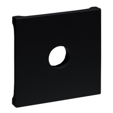Legrand SEANO Abdeckung für TV-Anschlussdose F-Typ, Schwarz, 765365