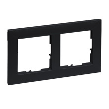 Legrand SEANO 2-fach Rahmen, 87x158mm, Schwarz, 765372