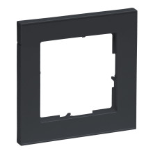 Legrand Seano+ 1-fach Rahmen, nachhaltige Produktion und Verpackung, Anthrazit, 765481