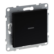 Legrand SEANO with Netatmo Schalter mit Dimmeroption und N-Leiter, HOME + CONTROL App, Smart Home, Schrauben oder Spreizkrallen, max. 150W, 230V, 0,7A, Schwarz, 765831