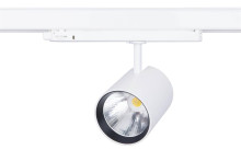 Lival LED-Stromschienenstrahler Bingo 26W 930 2150lm 55° weiss 90Ra