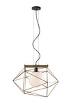 LUCE Design Abraxas Pendelleuchte E27 dimmbar Gold/Schwarz