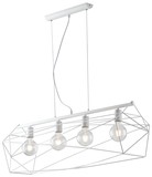 LUCE Design Abraxas Pendelleuchte 4fach E27 Weiß