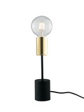 LUCE Design Axon Tischleuchte E27 Schwarz/Gold